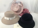 4 Vintage Ladies Hats - Swanson's Etc.