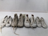 4 Pair Vintage Baby Shoes - 1930s-60s