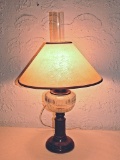 Electrified Kerosene Lamp W/ Shade