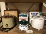 3 Crock Pots - 2 Never Used