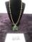 Heavy Jade Necklace - 13½