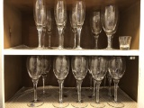 26 Pieces Gorham Crystal Stemware