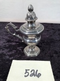 Great Handled Sterling Chalice W/ Lid - 5½