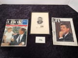 1964 John F. Kennedy First Day Of Issue Commemorative Card W/ 5¢ Stamp - In