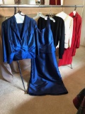 2 Vintage Formal Dresses W/ Jackets; Vintage Cashmere Sweater From Harzfeld