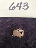 10kt Gold Elks Pin - 1.2 Gr