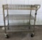 3-shelf Metal Rolling Cart - Local Pickup Only