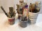 Large Lot Paint Brushes Etc.