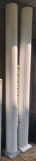 2 8' Metal Columns - Local Pickup Only