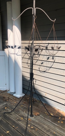 5-piece Iron Plant Holder - 85" Tall - Local Pickup Only