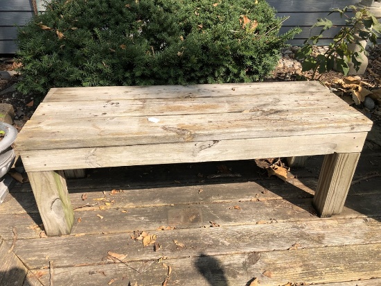 Wooden Bench - 47"x17½"x17½" - Local Pickup Only