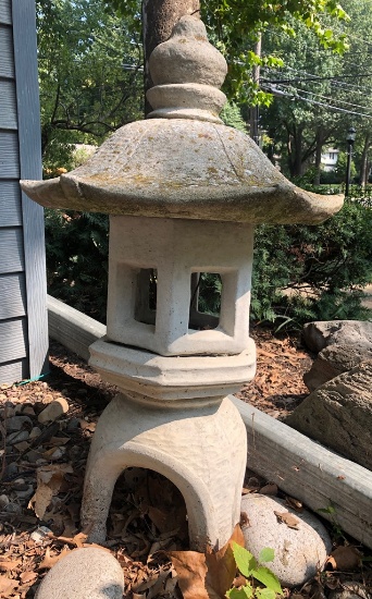 3-piece Concrete Pagoda - 36" - Local Pickup Only