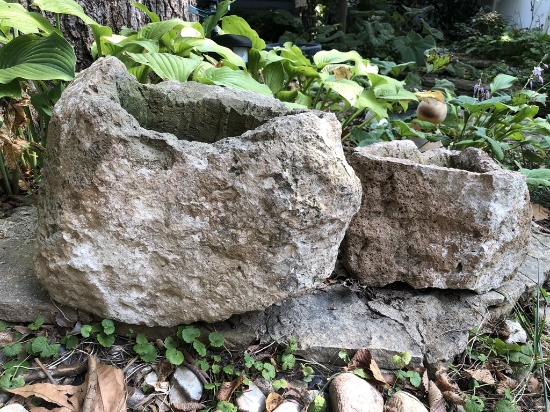 2 Concrete Planters - Local Pickup Only