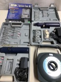 2 Cordless Dremel-Type Drills In Cases; Hi-Gain Light