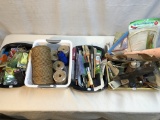 4 Totes Artist/Craft Supplies