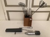 Nice Lot Whisks In Wooden Box