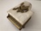 Vintage Spelter & Marble Piano Music Box
