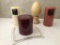 3 New Extra Large Candles; Plateau; Finial - 11½