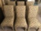 6 Rolled-Back Upholstered Dining Chairs - 38