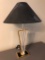 Cool 1980s Retro Lucite & Brass Lamp - 30