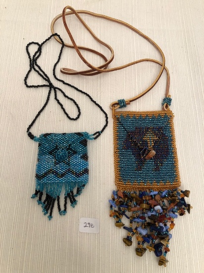 2 Contemporary Beaded Bags