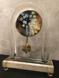 Modern Lucite Clock - Battery Operated, 18