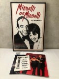 Liza Minnelli Poster; 2 Signed Programs; Frank, Liza & Sammy Program