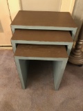 Set Of 3 Stacking Tables - Largest Is 18