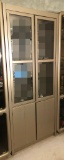 Retro 1980s Lighted Display Cabinet - 31½