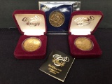 3 Bronze Disney Coins