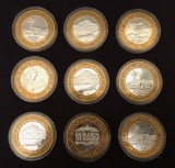 9 .999 Pure Silver Gaming Coins
