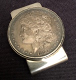 1888 Silver Dollar Money Clip