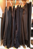 9 Pair Black Slacks - Size 34W