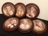 6 Marilyn Monroe Collectors Plates - Love Marilyn Collection 1-6