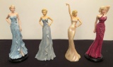 4 Marilyn Monroe Figures