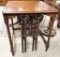 3-piece Table Set - Includes Table & 2 Folding Underneath Tables W/ Handles