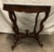 Victorian Walnut Marble Turtle-top Parlor Table - LOCAL PICKUP ONLY