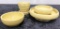 4 Pieces Yellow McCoy Pottery
