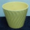 Large Yellow U. S. Pottery Planter - 8