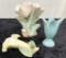 McCoy Tulip Vase; Vintage Pottery Vase; McCoy Calla Lily Wall Pocket