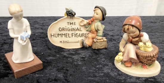 Hummel Figurine; Hummel Sign; Cybis First Flight Figure