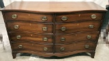 Vintage Mahogany Dresser W/ Inlaid Keyholes - 58