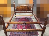 Custom Mahogany Rope-Style Full Size Bed - LOCAL PICKUP ONLY