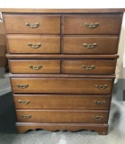 Vintage Bassett Furniture Co. Dresser W/ 6 Drawers - 34