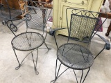 2 Vintage Iron Arm Chairs - LOCAL PICKUP ONLY
