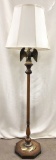 Vintage Floor Lamp W/ Eagle