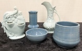 5 Pieces Blue McCoy Pottery