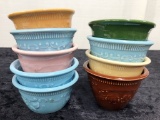 9 Vintage Custard Bowls