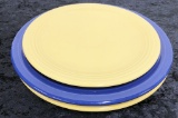 Fiesta - Blue & Yellow Round Platter - 14