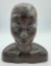 African Carved Wooden Bust - Man, 8